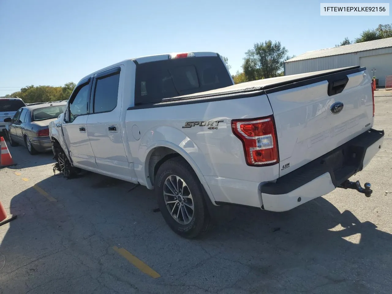 2020 Ford F150 Supercrew VIN: 1FTEW1EPXLKE92156 Lot: 74807614