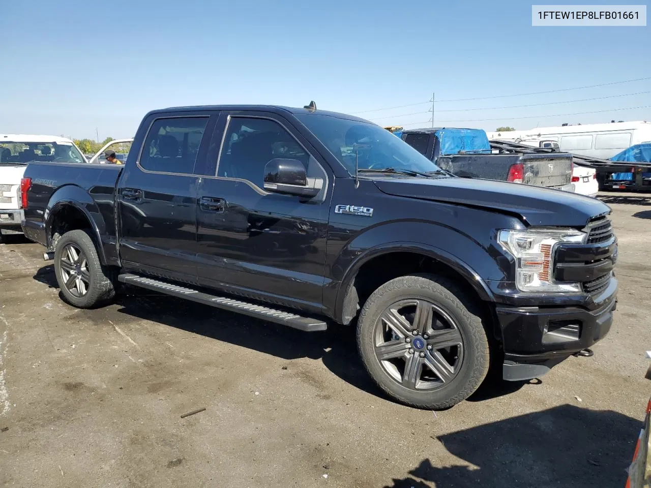 2020 Ford F150 Supercrew VIN: 1FTEW1EP8LFB01661 Lot: 75015604