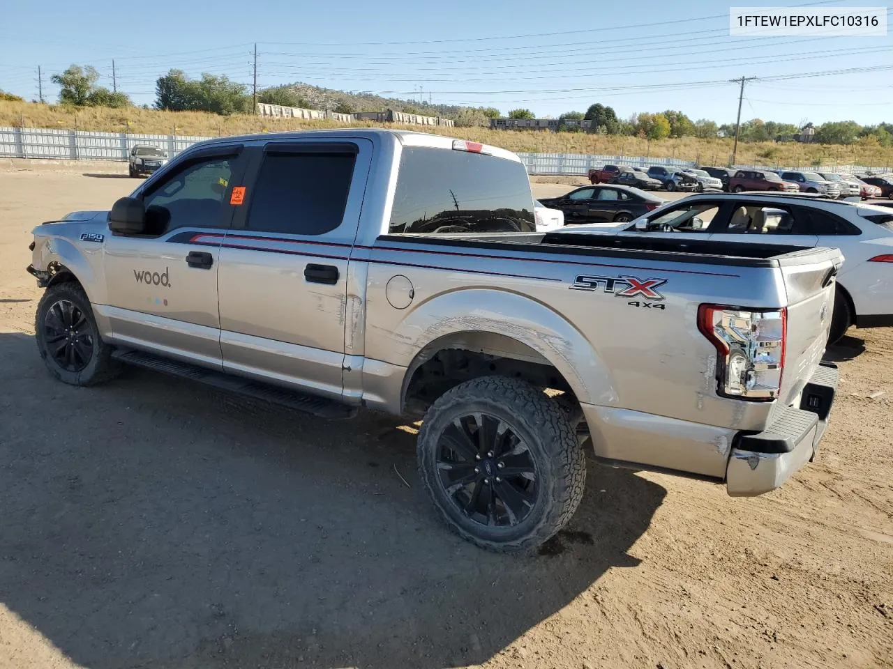 2020 Ford F150 Supercrew VIN: 1FTEW1EPXLFC10316 Lot: 76137054