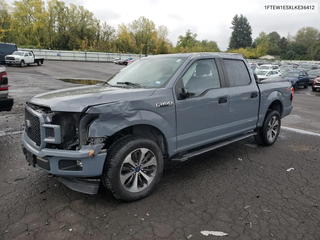 2020 Ford F150 Supercrew VIN: 1FTEW1E5XLKE36412 Lot: 76886464