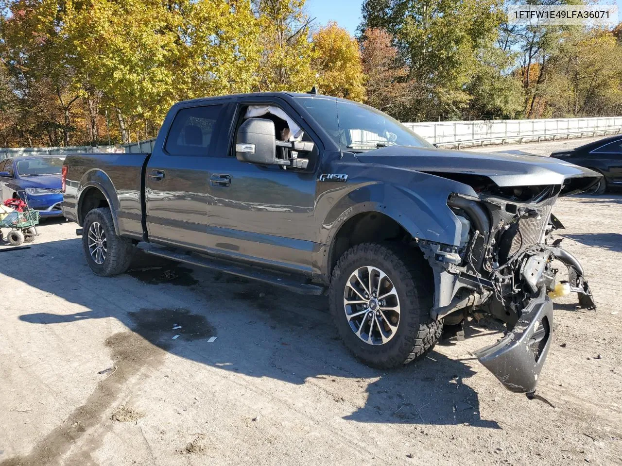 2020 Ford F150 Supercrew VIN: 1FTFW1E49LFA36071 Lot: 76907504