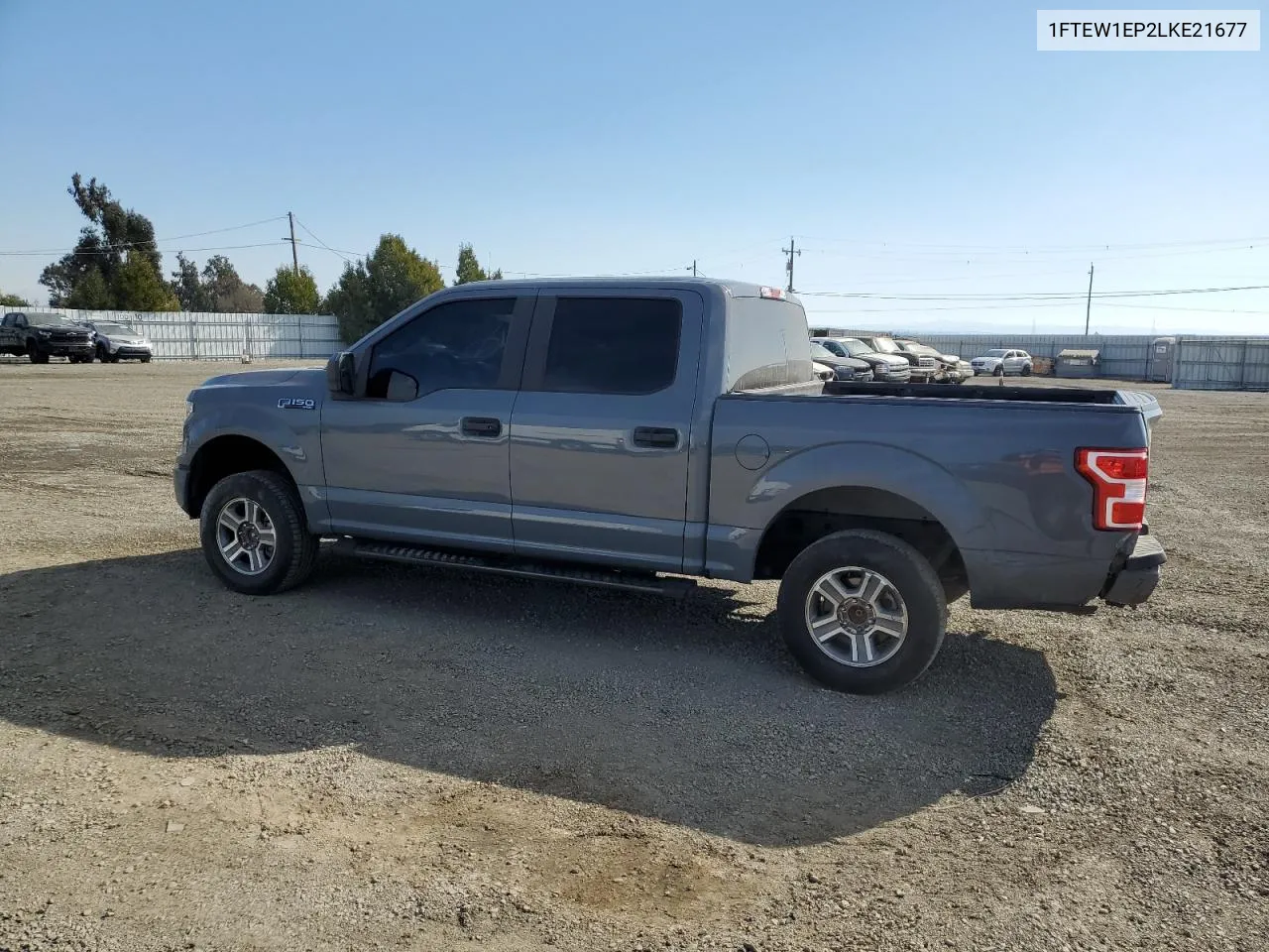 2020 Ford F150 Supercrew VIN: 1FTEW1EP2LKE21677 Lot: 77407394