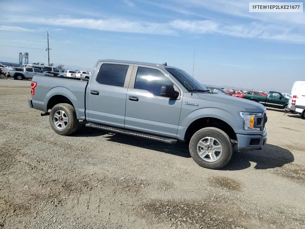 2020 Ford F150 Supercrew VIN: 1FTEW1EP2LKE21677 Lot: 77407394