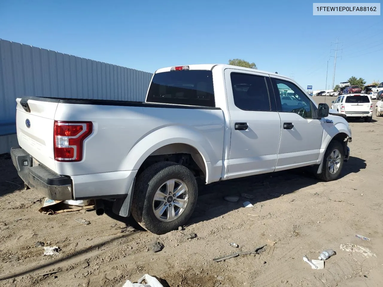 2020 Ford F150 Supercrew VIN: 1FTEW1EP0LFA88162 Lot: 77458174