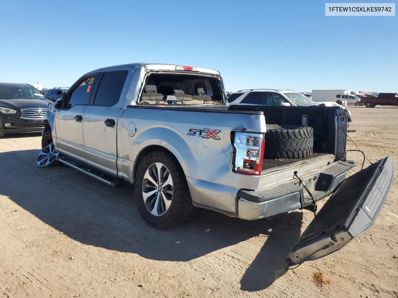 2020 Ford F150 Supercrew VIN: 1FTEW1C5XLKE59742 Lot: 77497644