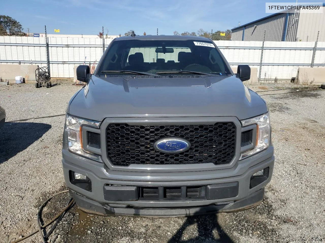 2020 Ford F150 Supercrew VIN: 1FTEW1CP1LFA45369 Lot: 77657974