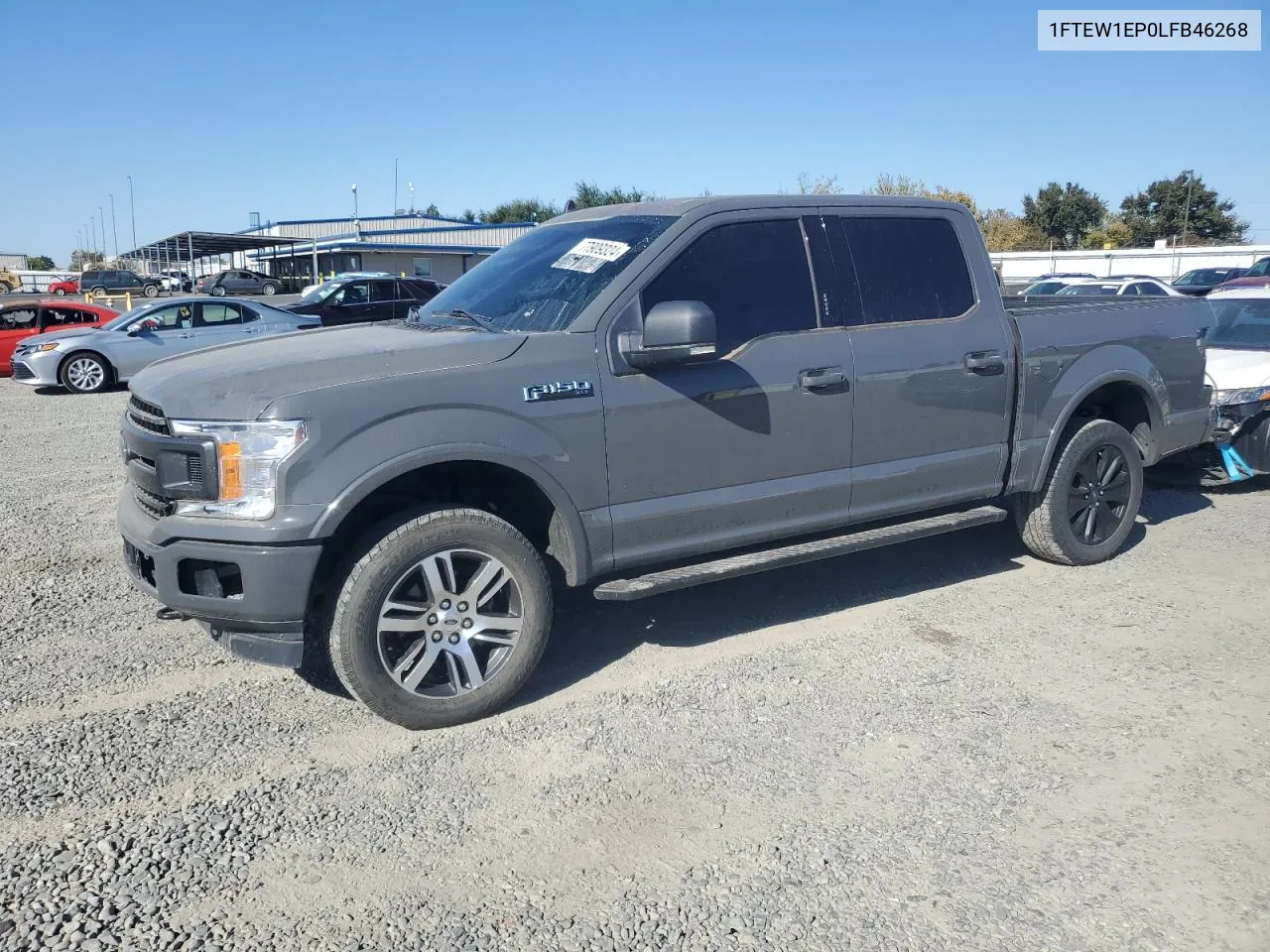 2020 Ford F150 Supercrew VIN: 1FTEW1EP0LFB46268 Lot: 77909324