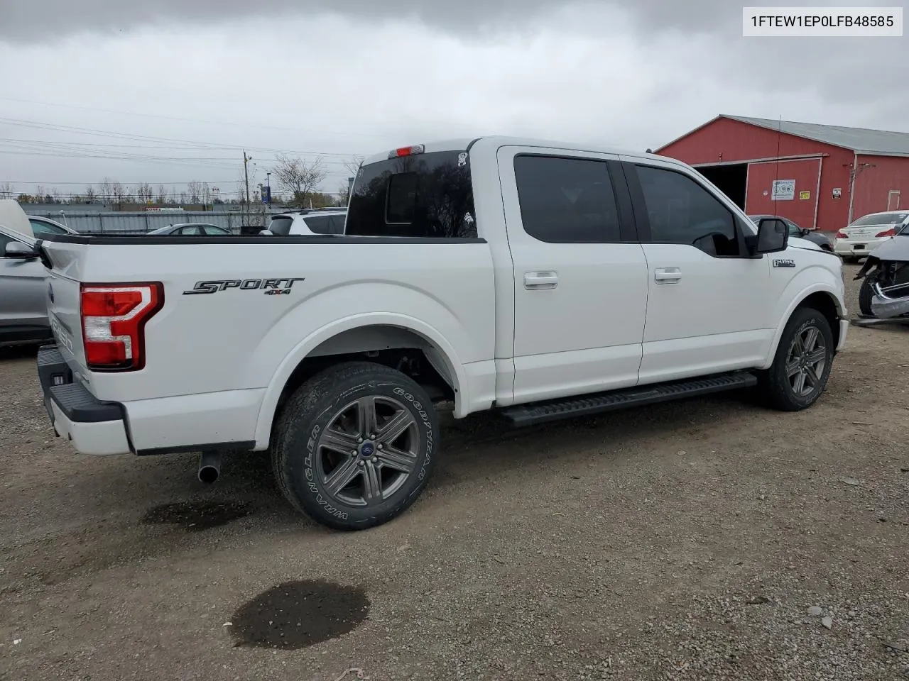 2020 Ford F150 Supercrew VIN: 1FTEW1EP0LFB48585 Lot: 78869064