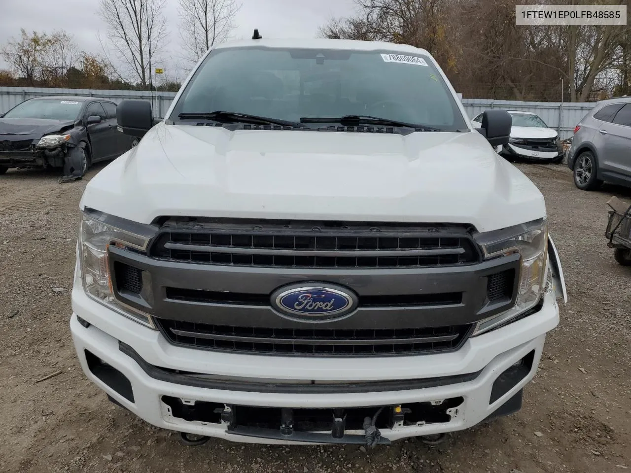 2020 Ford F150 Supercrew VIN: 1FTEW1EP0LFB48585 Lot: 78869064