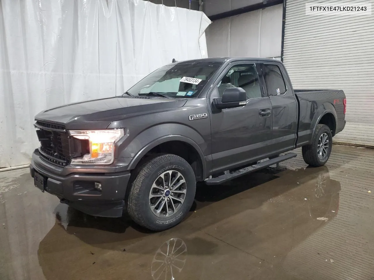 2020 Ford F150 Super Cab VIN: 1FTFX1E47LKD21243 Lot: 79453134