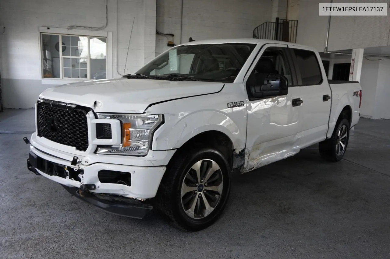 2020 Ford F150 Supercrew VIN: 1FTEW1EP9LFA17137 Lot: 79937974