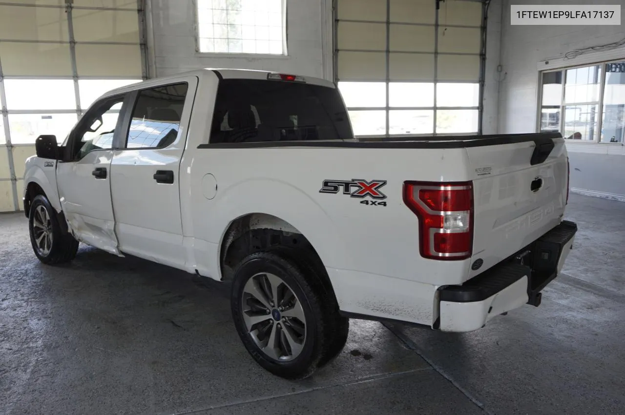 2020 Ford F150 Supercrew VIN: 1FTEW1EP9LFA17137 Lot: 79937974