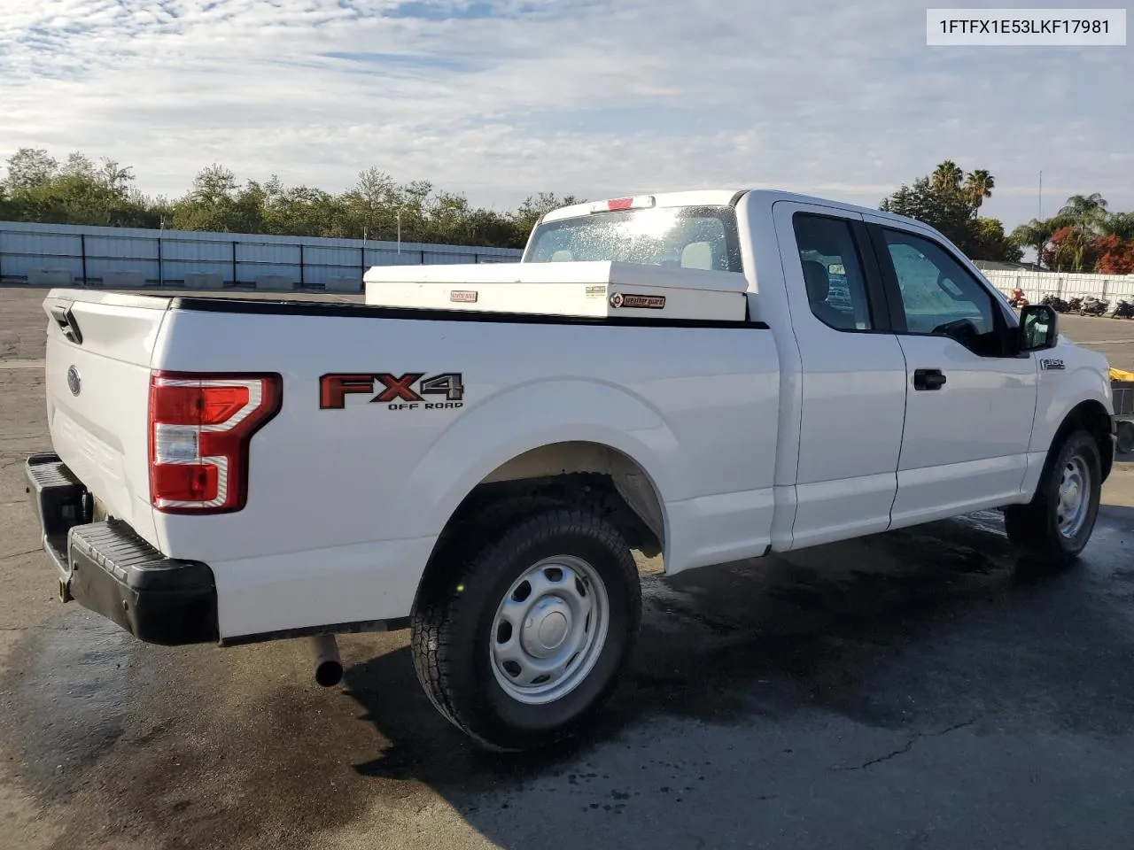 2020 Ford F150 Super Cab VIN: 1FTFX1E53LKF17981 Lot: 79968204