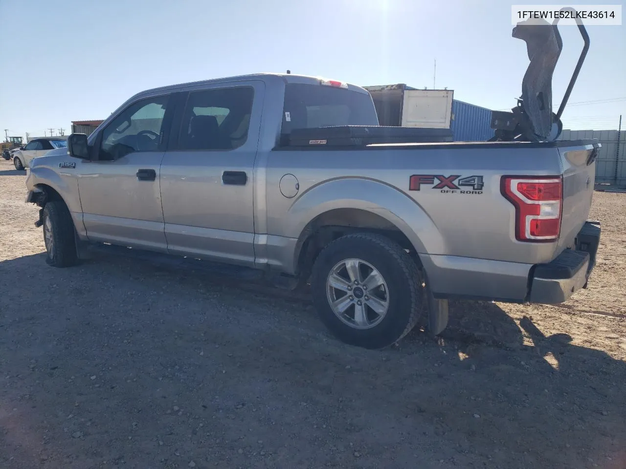 2020 Ford F150 Supercrew VIN: 1FTEW1E52LKE43614 Lot: 80644714