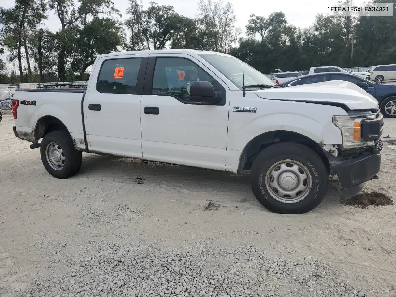 2020 Ford F150 Supercrew VIN: 1FTEW1E5XLFA34821 Lot: 81305254