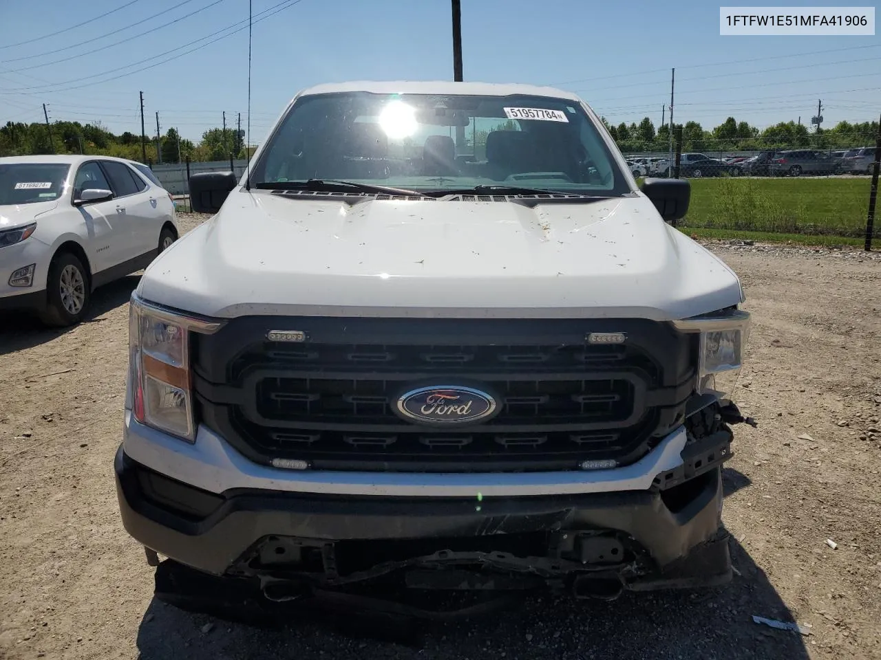 2021 Ford F150 Supercrew VIN: 1FTFW1E51MFA41906 Lot: 51957784