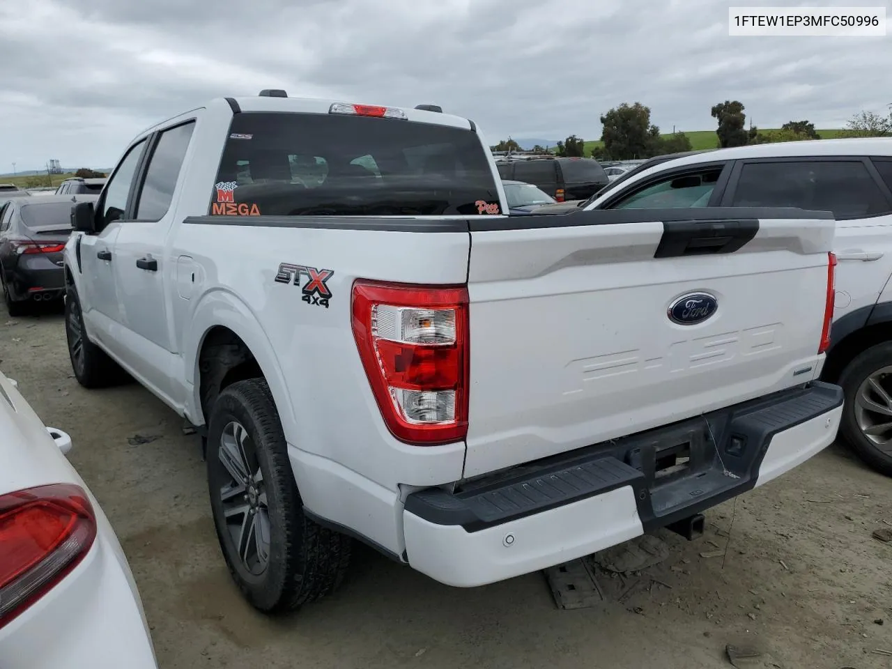 2021 Ford F150 Supercrew VIN: 1FTEW1EP3MFC50996 Lot: 52205054