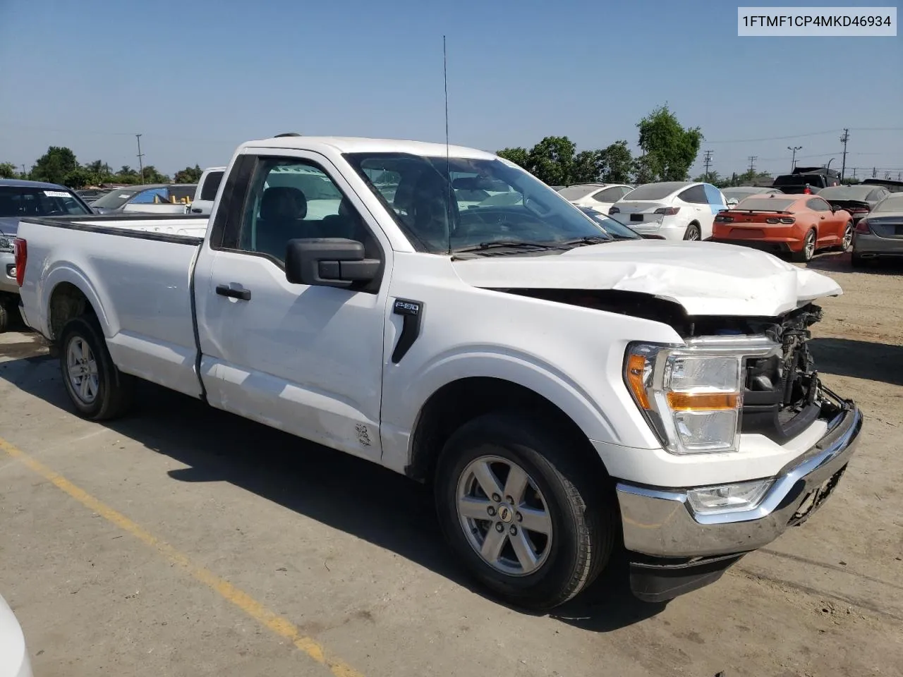 1FTMF1CP4MKD46934 2021 Ford F150