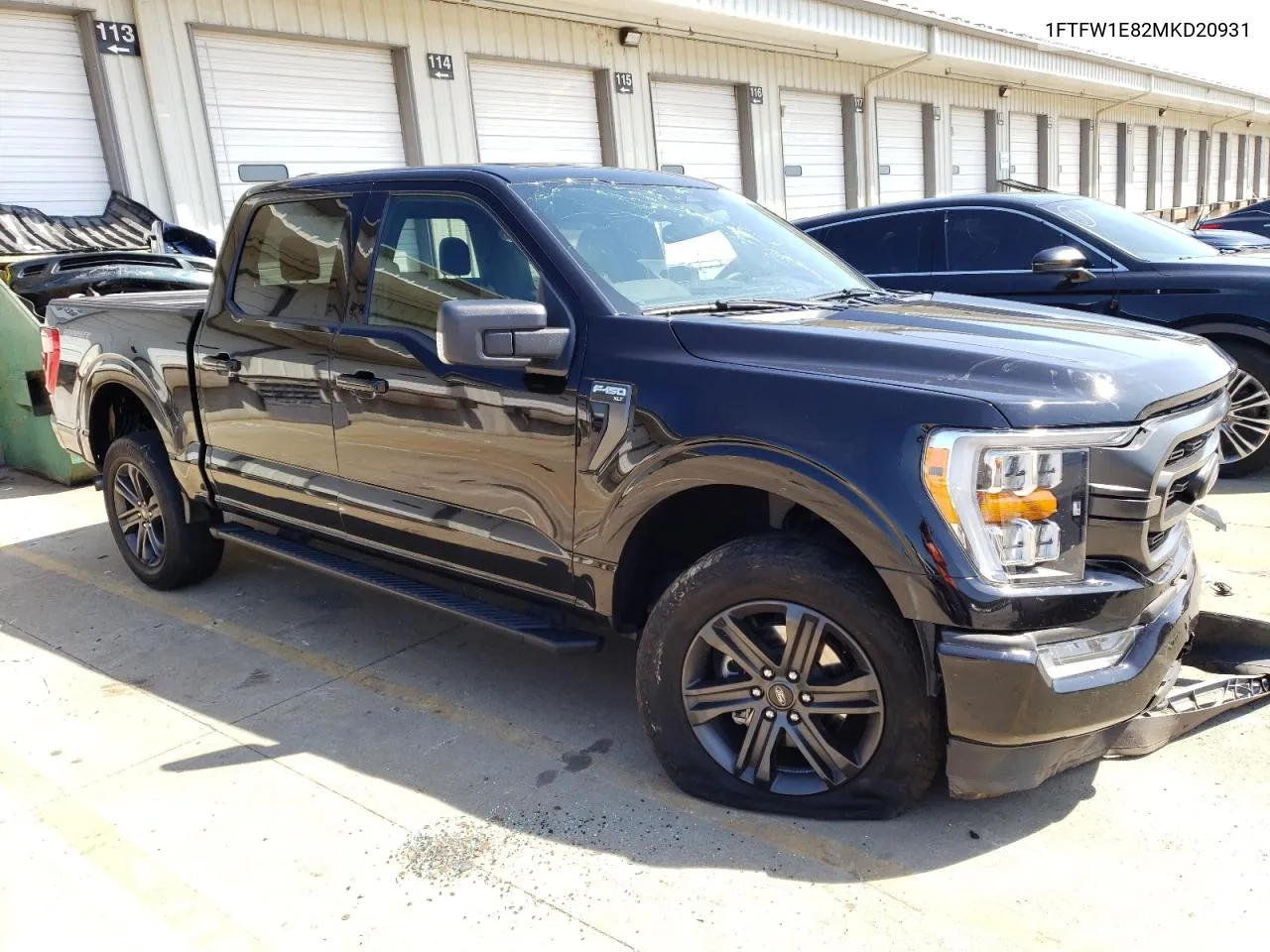 2021 Ford F150 Supercrew VIN: 1FTFW1E82MKD20931 Lot: 74793934