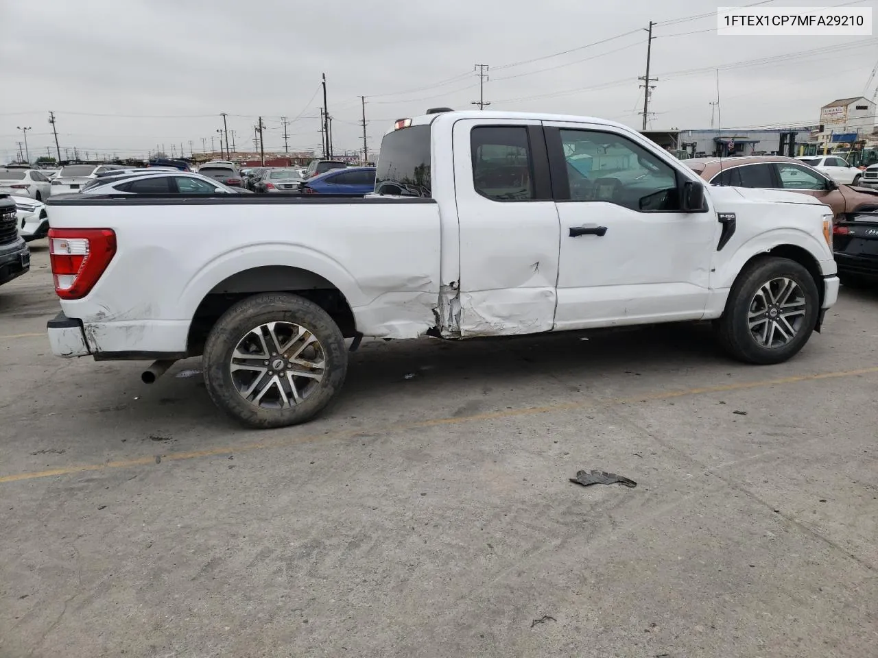 1FTEX1CP7MFA29210 2021 Ford F150 Super Cab