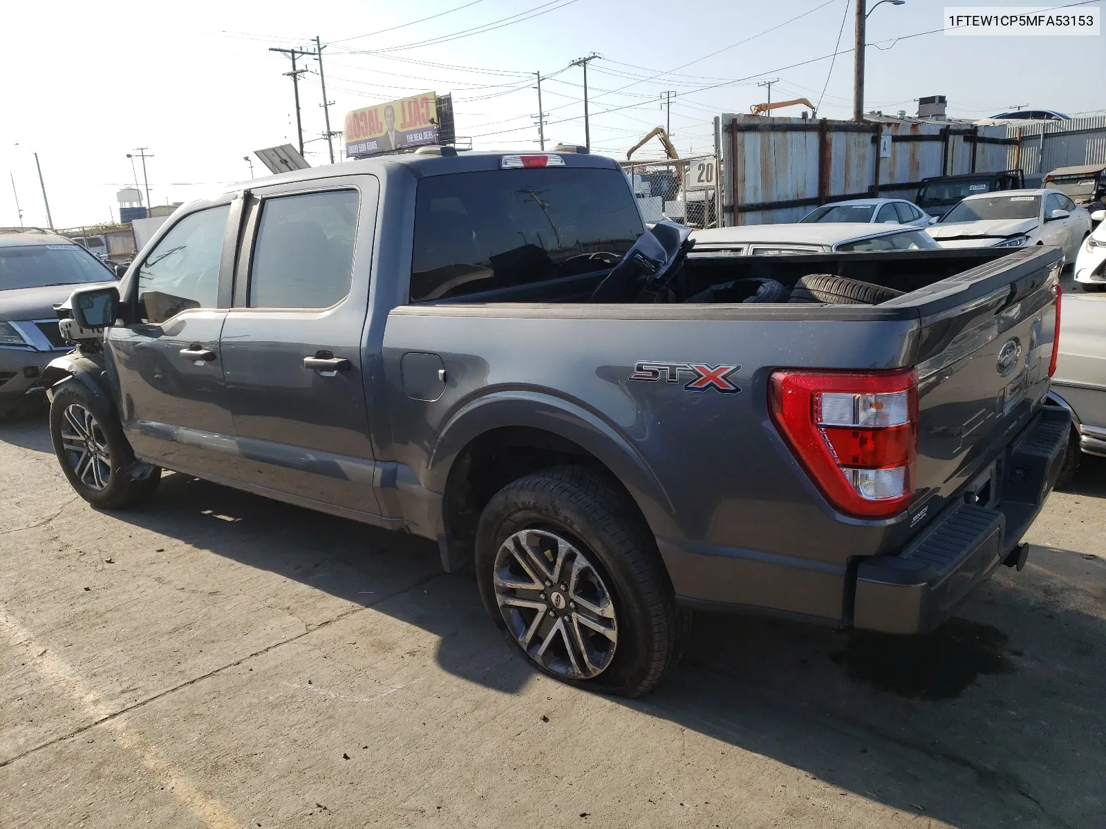 2021 Ford F150 Supercrew VIN: 1FTEW1CP5MFA53153 Lot: 64784884