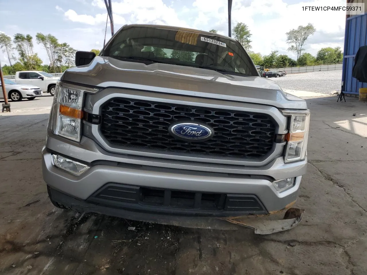 2021 Ford F150 Supercrew VIN: 1FTEW1CP4MFC59371 Lot: 65133234