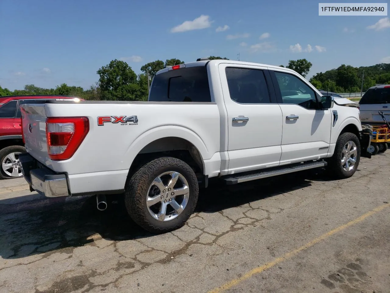 2021 Ford F150 Supercrew VIN: 1FTFW1ED4MFA92940 Lot: 65211984