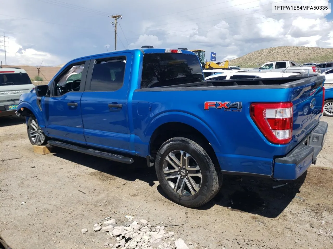 2021 Ford F150 Supercrew VIN: 1FTFW1E84MFA50335 Lot: 65996754