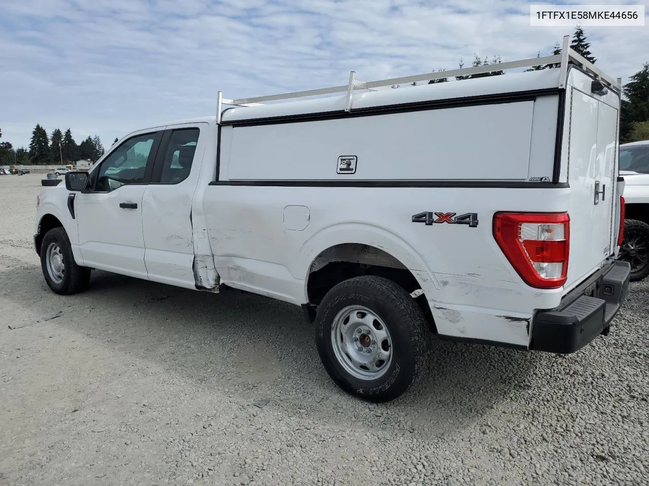 2021 Ford F150 Super Cab VIN: 1FTFX1E58MKE44656 Lot: 66096064