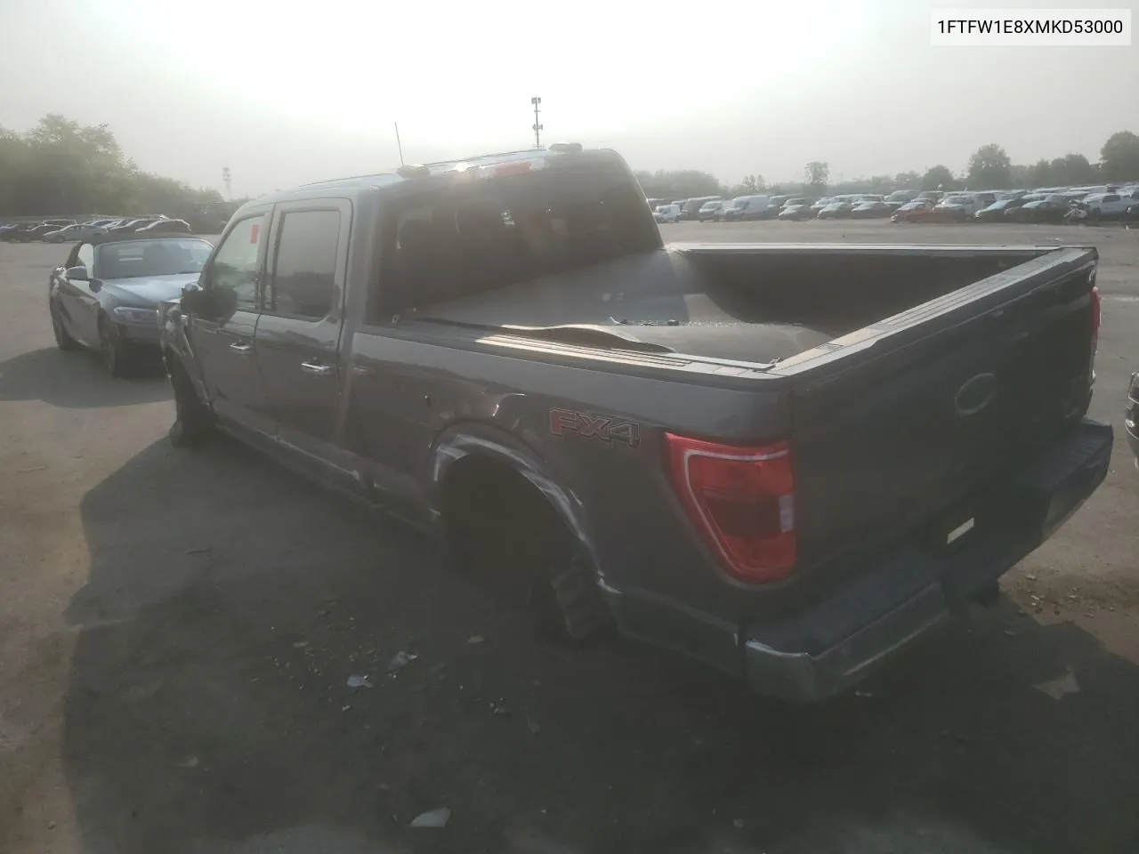 2021 Ford F150 Supercrew VIN: 1FTFW1E8XMKD53000 Lot: 66128974