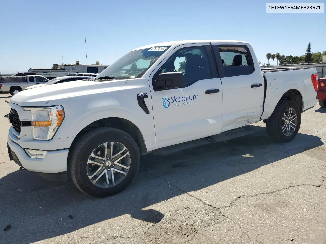 1FTFW1E54MFB28571 2021 Ford F150 Supercrew