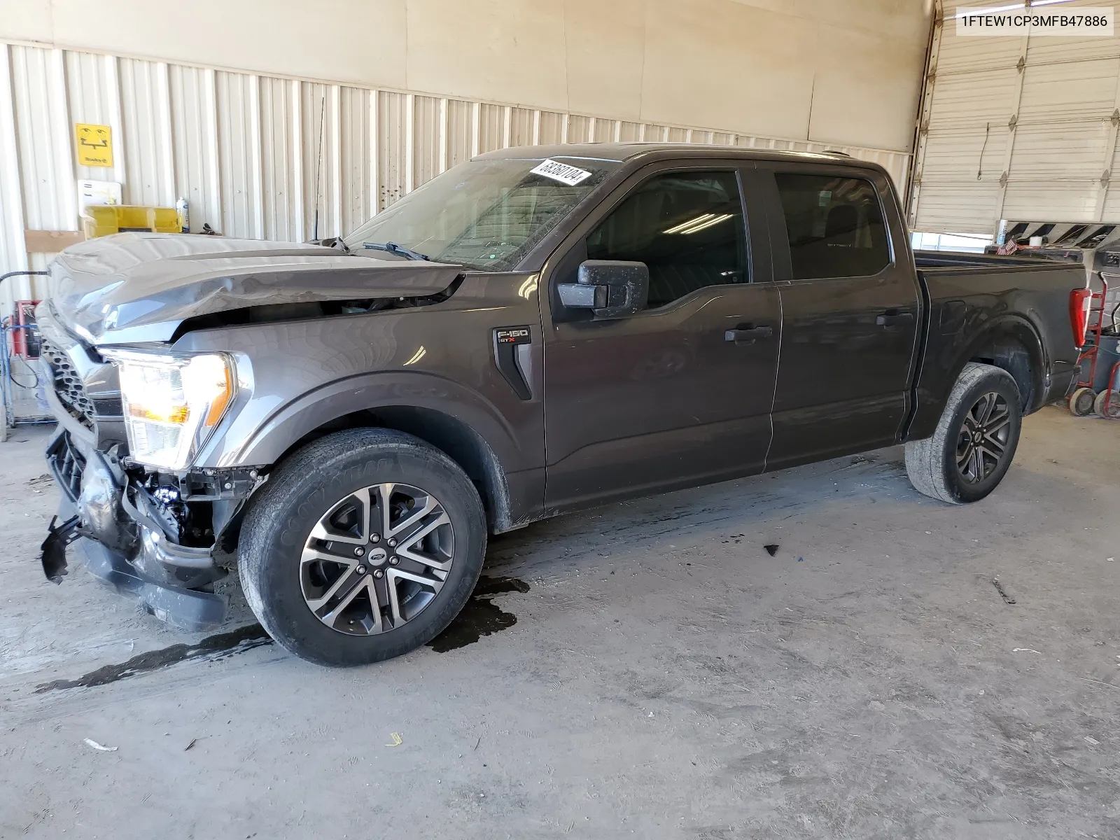 1FTEW1CP3MFB47886 2021 Ford F150 Supercrew