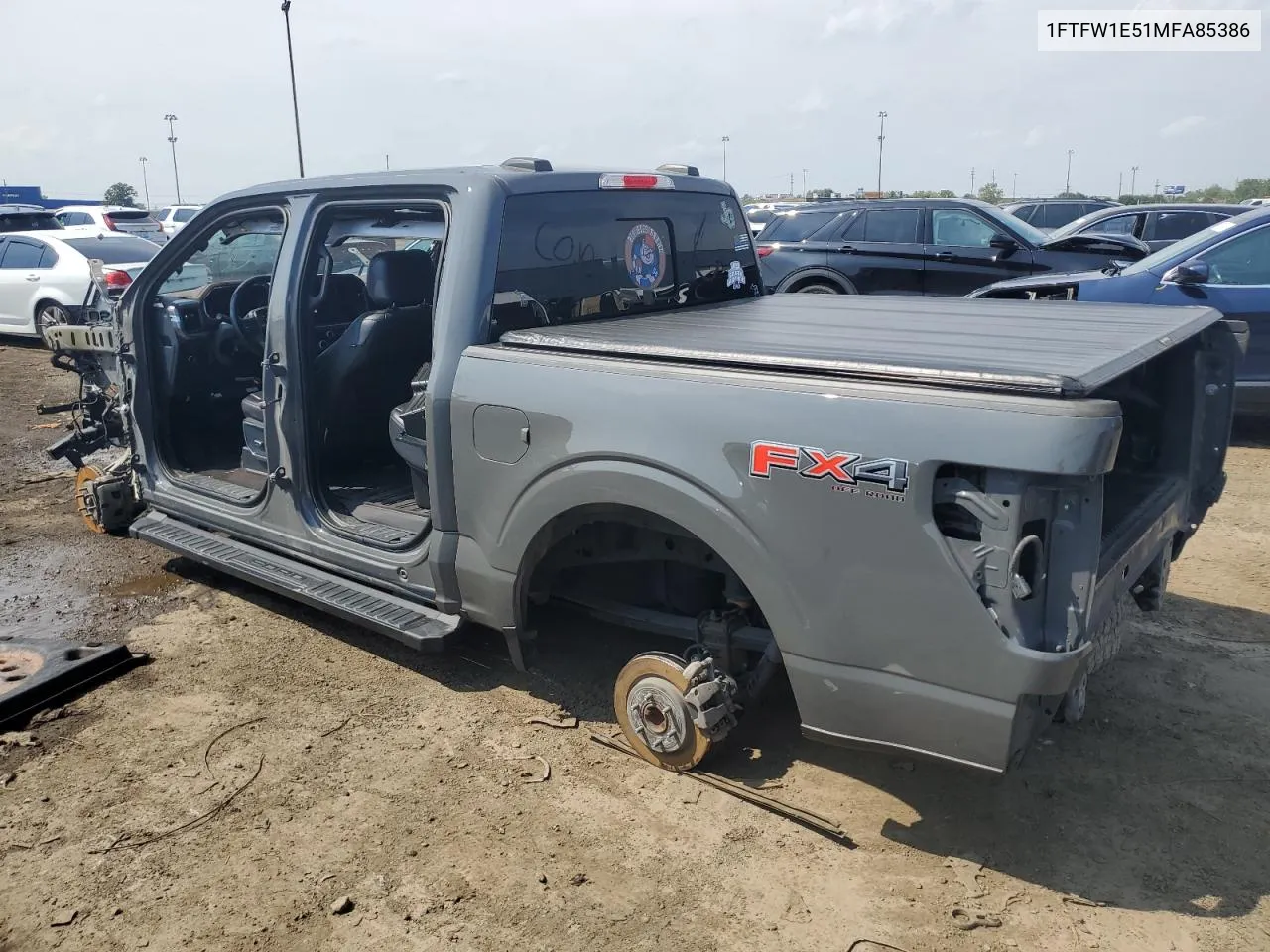 2021 Ford F150 Supercrew VIN: 1FTFW1E51MFA85386 Lot: 68491184