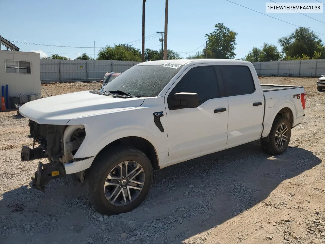 2021 Ford F150 Supercrew VIN: 1FTEW1EP5MFA41033 Lot: 68526294