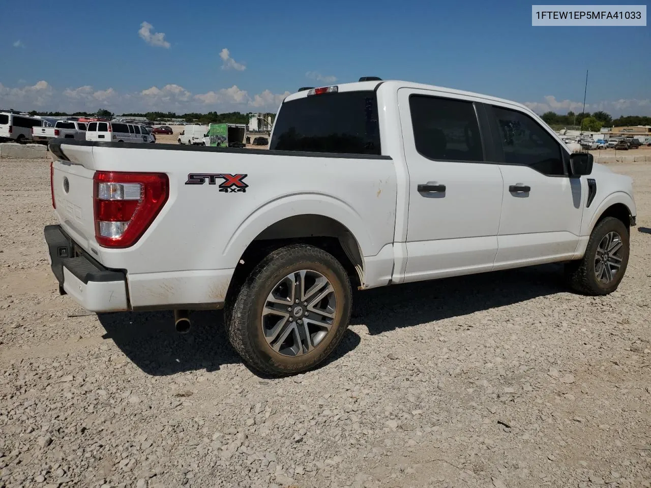 2021 Ford F150 Supercrew VIN: 1FTEW1EP5MFA41033 Lot: 68526294