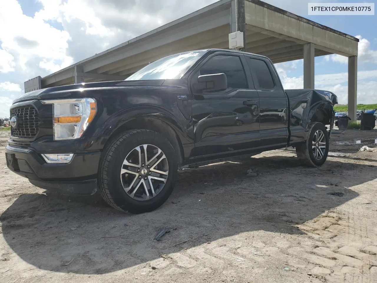 2021 Ford F150 Super Cab VIN: 1FTEX1CP0MKE10775 Lot: 69066084