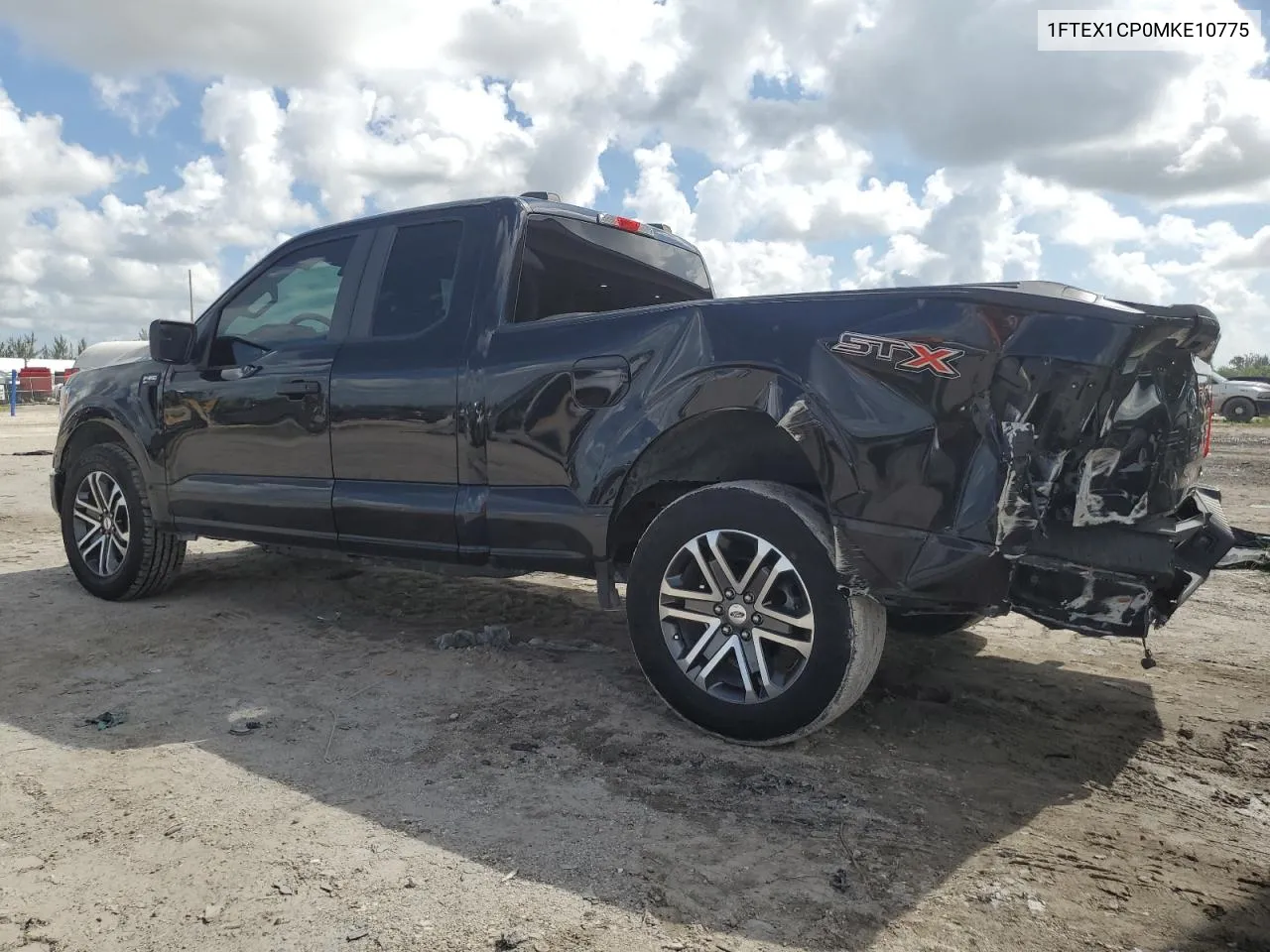 2021 Ford F150 Super Cab VIN: 1FTEX1CP0MKE10775 Lot: 69066084