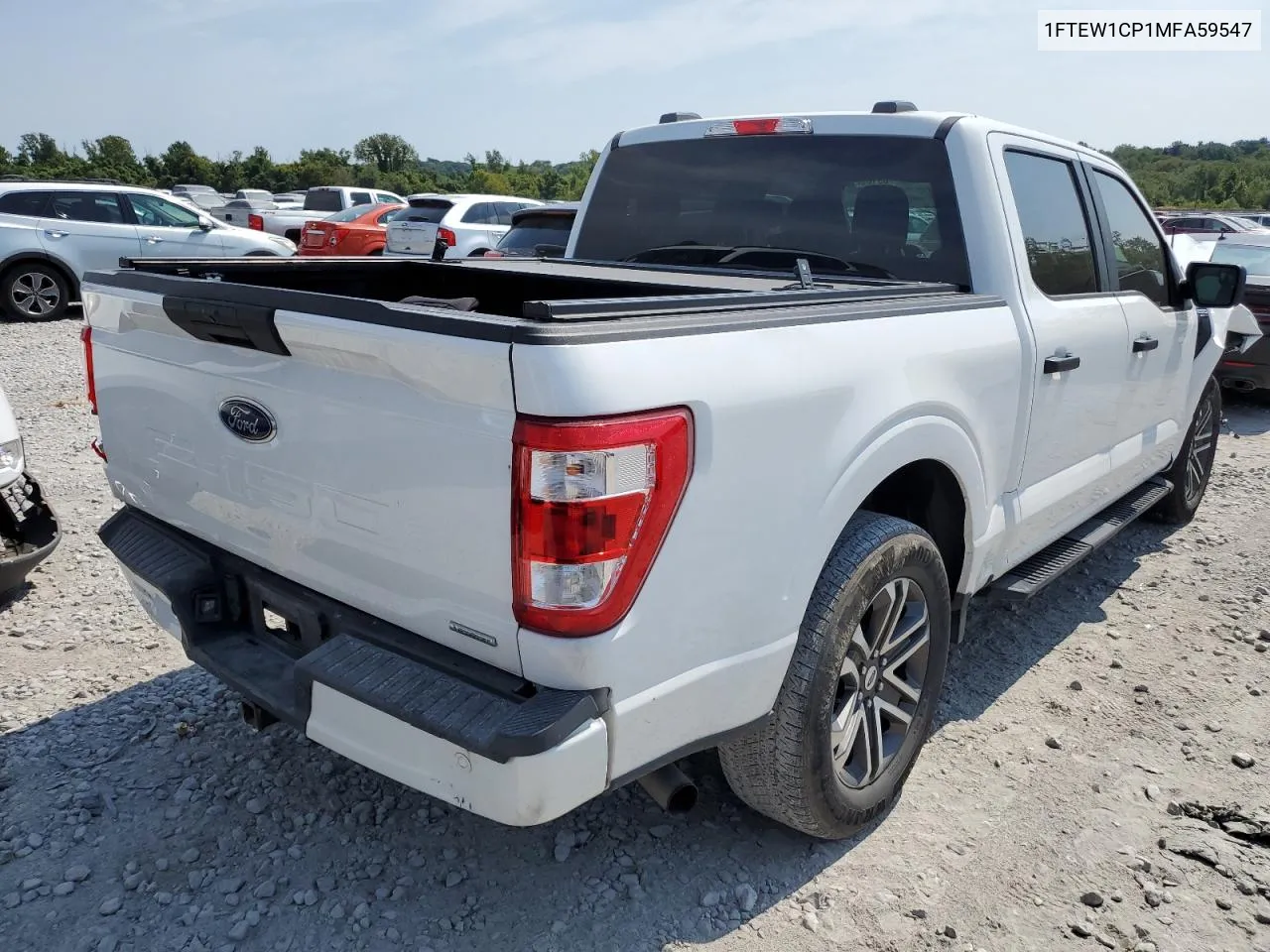 2021 Ford F150 Supercrew VIN: 1FTEW1CP1MFA59547 Lot: 69105264