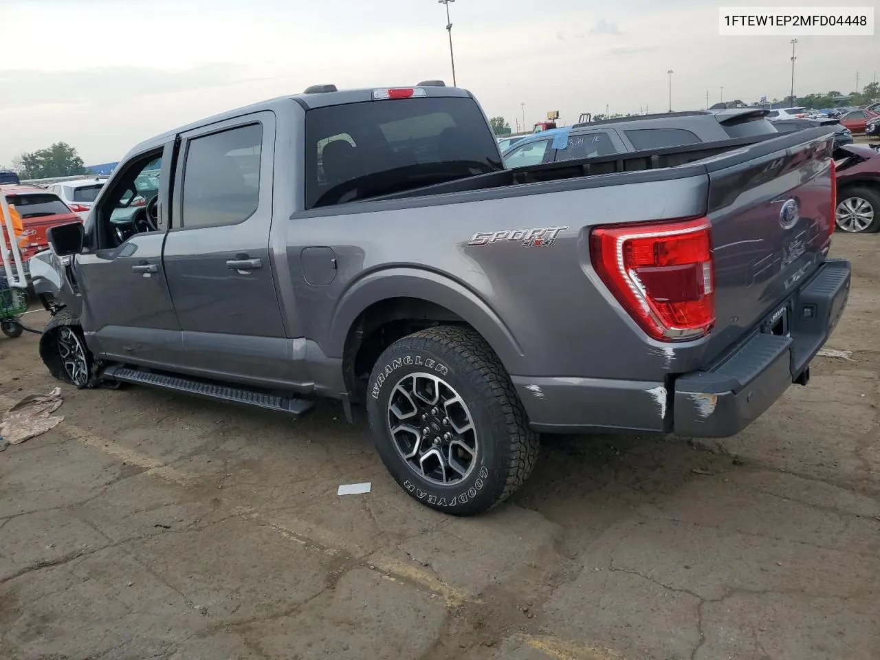 2021 Ford F150 Supercrew VIN: 1FTEW1EP2MFD04448 Lot: 69106024