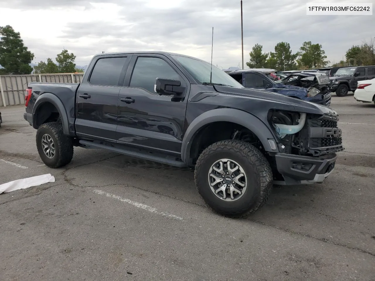 2021 Ford F150 Raptor VIN: 1FTFW1RG3MFC62242 Lot: 69325264