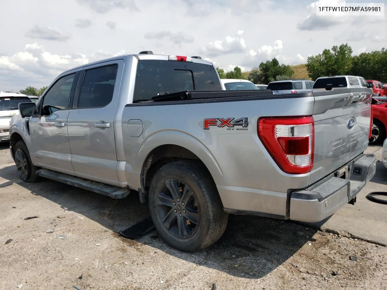 1FTFW1ED7MFA59981 2021 Ford F150 Supercrew