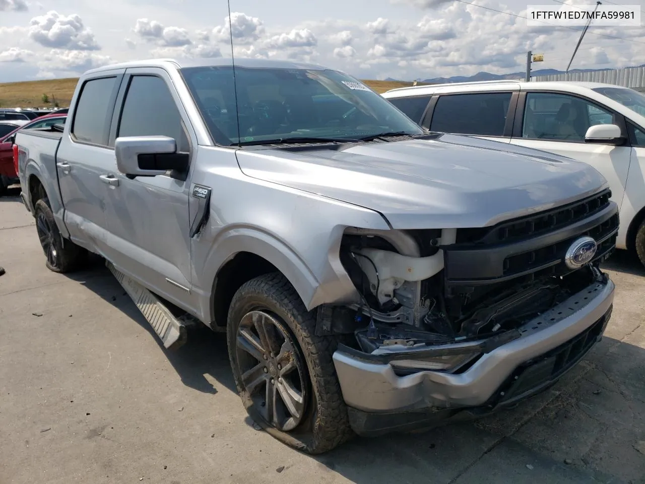 2021 Ford F150 Supercrew VIN: 1FTFW1ED7MFA59981 Lot: 69865904