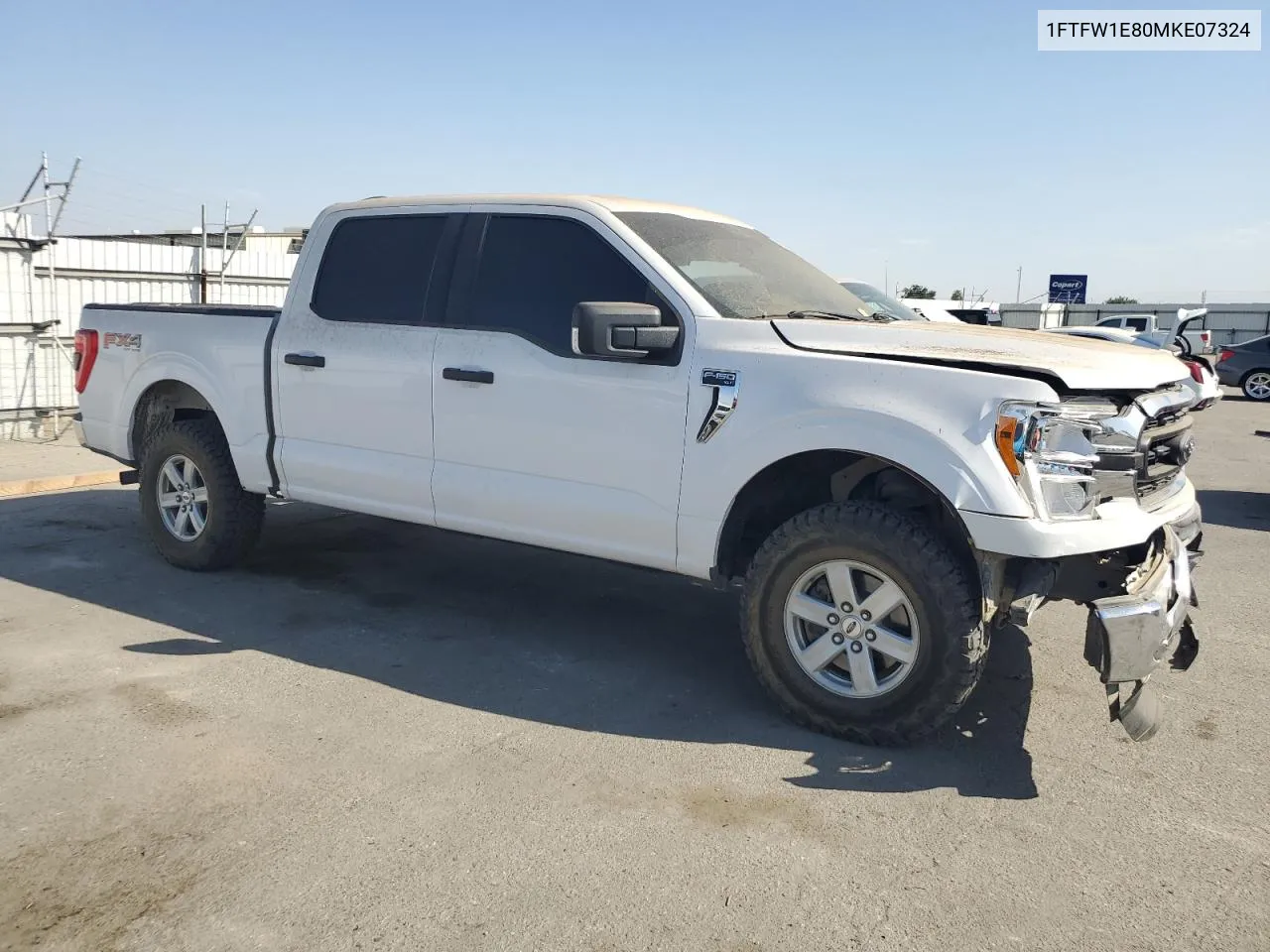 2021 Ford F150 Supercrew VIN: 1FTFW1E80MKE07324 Lot: 70455894