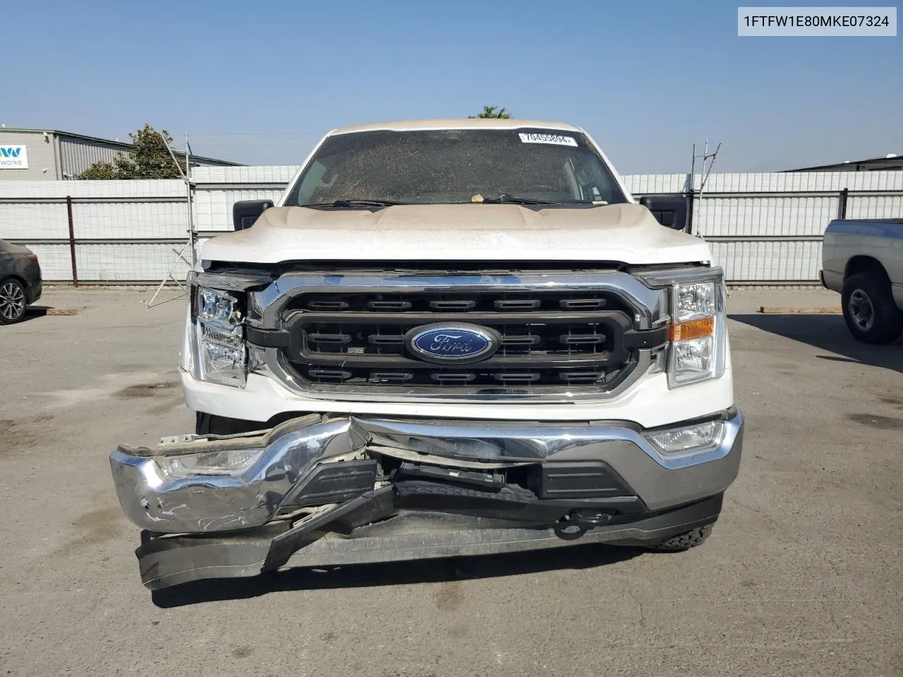 2021 Ford F150 Supercrew VIN: 1FTFW1E80MKE07324 Lot: 70455894