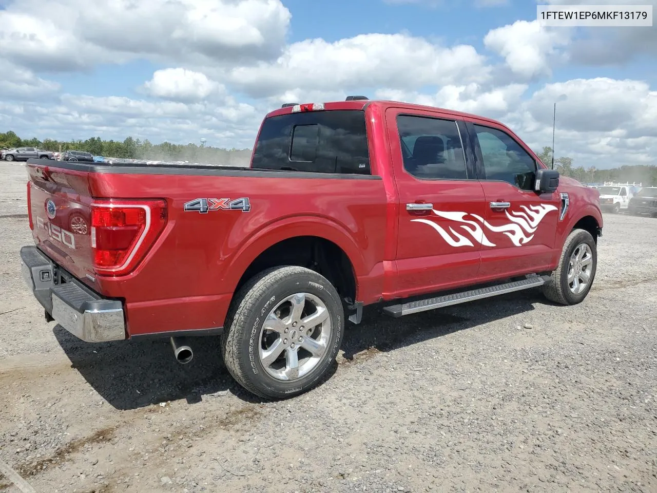 2021 Ford F150 Supercrew VIN: 1FTEW1EP6MKF13179 Lot: 70493944