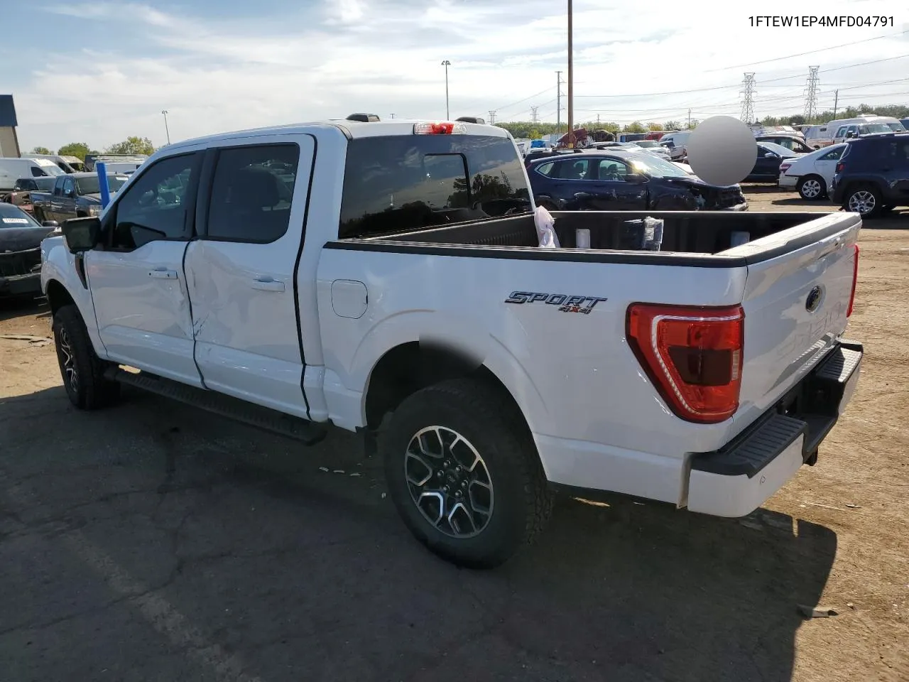 2021 Ford F150 Supercrew VIN: 1FTEW1EP4MFD04791 Lot: 71212174