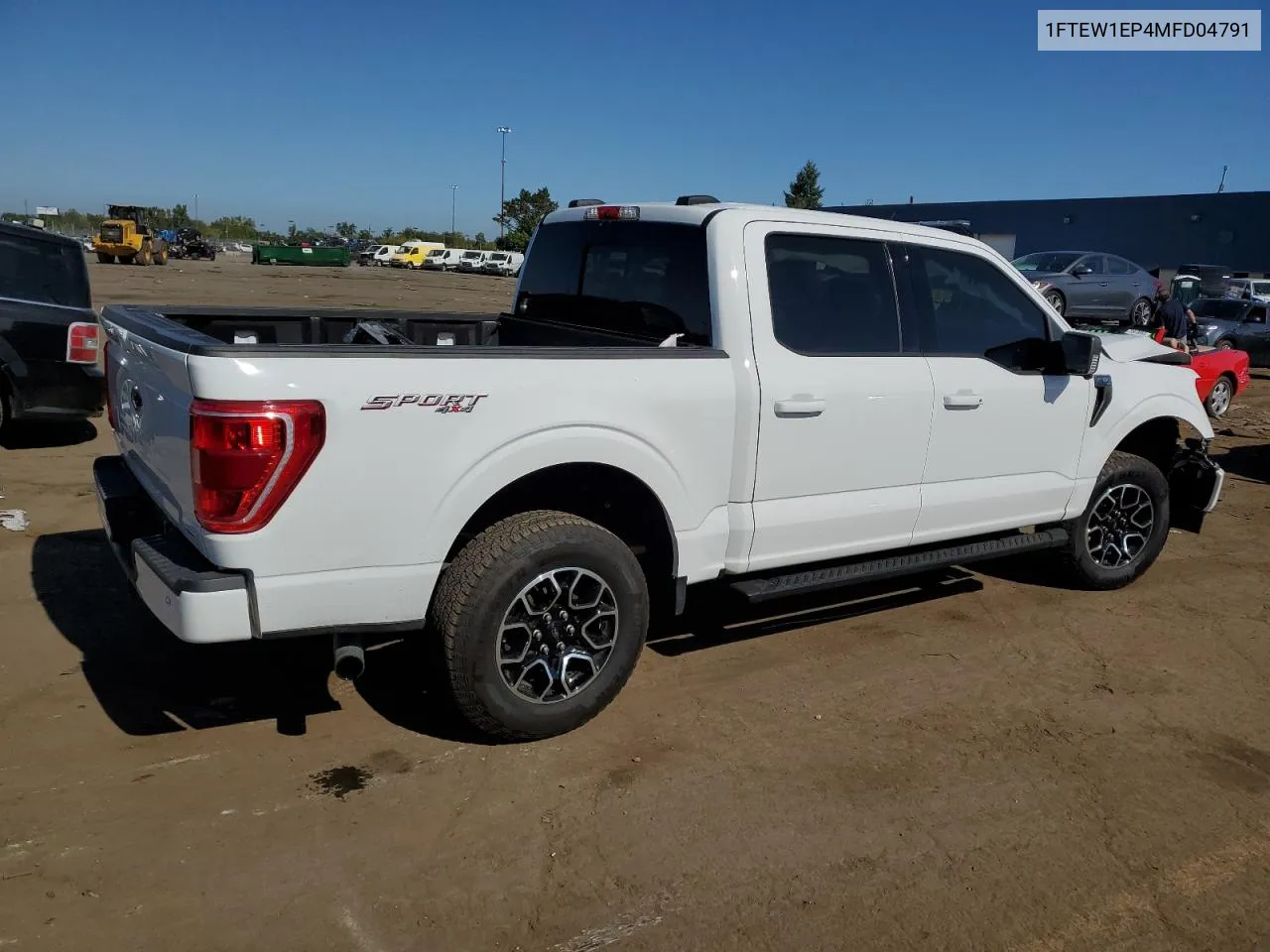 2021 Ford F150 Supercrew VIN: 1FTEW1EP4MFD04791 Lot: 71212174