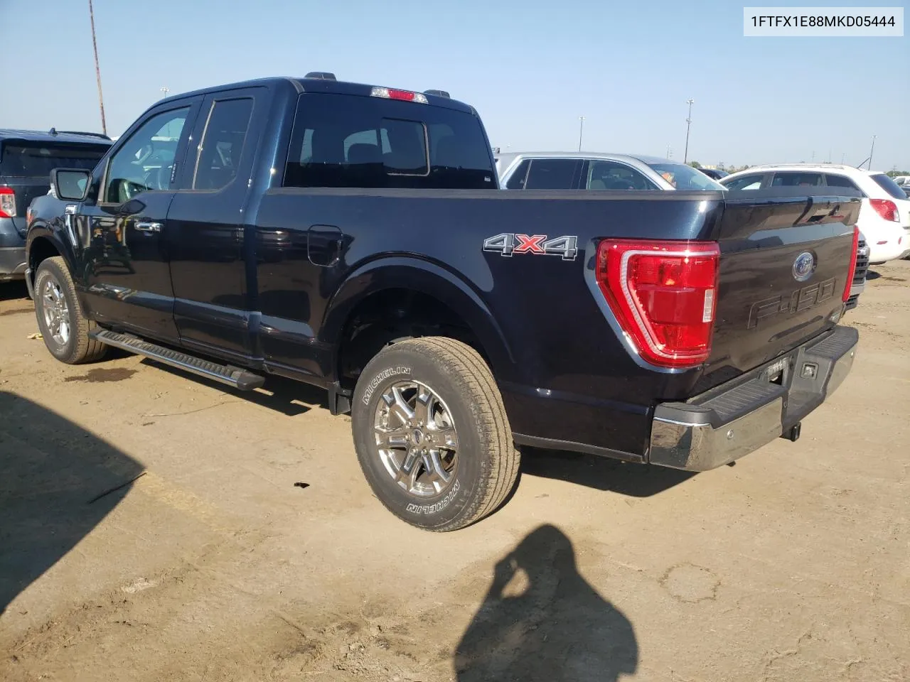 2021 Ford F150 Super Cab VIN: 1FTFX1E88MKD05444 Lot: 71669704