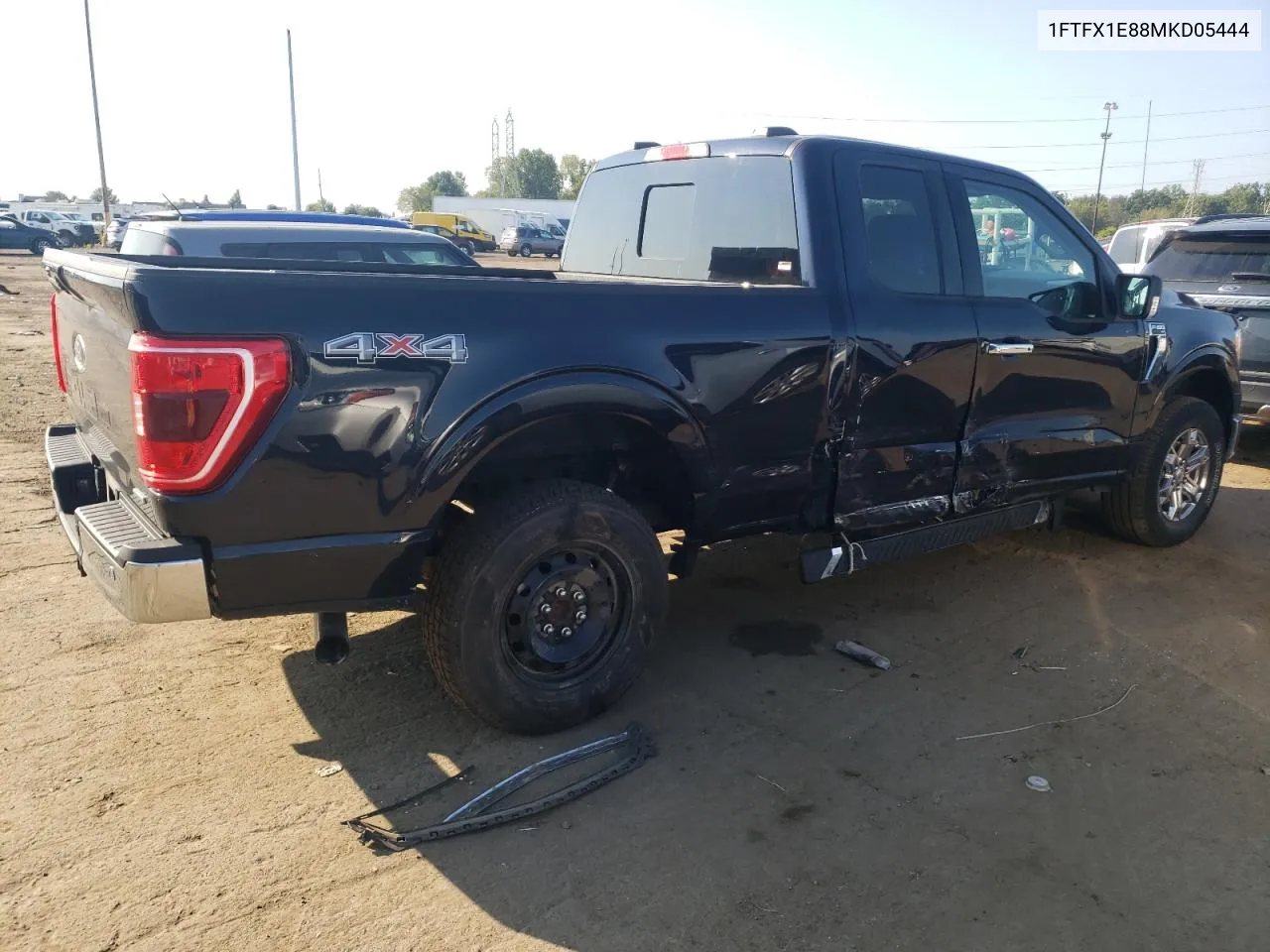 1FTFX1E88MKD05444 2021 Ford F150 Super Cab