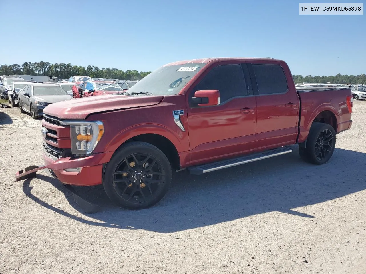 1FTEW1C59MKD65398 2021 Ford F150 Supercrew